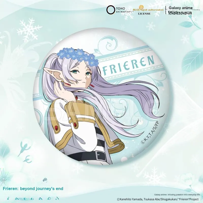 Xhdm Light Moon Grass Collection Frieren Beyond Journey's End, Akari Grass Collection, Frieren Himmel Badges-3