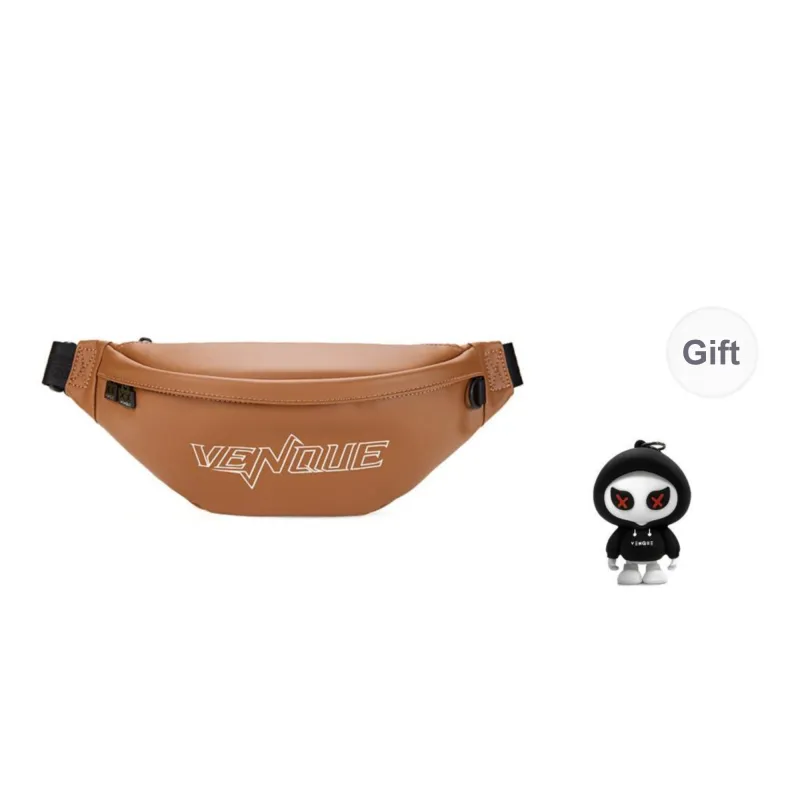 Venque Leather Combo Bag, Dumpling Bag, Shoulder Bag, Crossbody Bag, Fanny Pack Medium Size Unisex Candy Color-8