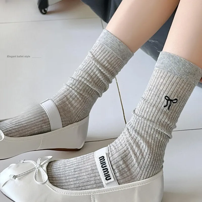 XXLLG Mid Calf Socks Women's 3 Pack-3