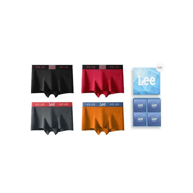 Lee Hui Guang II Generation Underwear Gift Boxes Men's 4 Pack-2