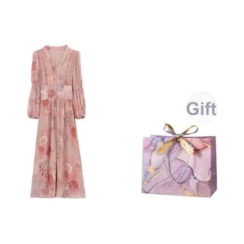 ONNFB Длинное платье с длинными рукавами женское