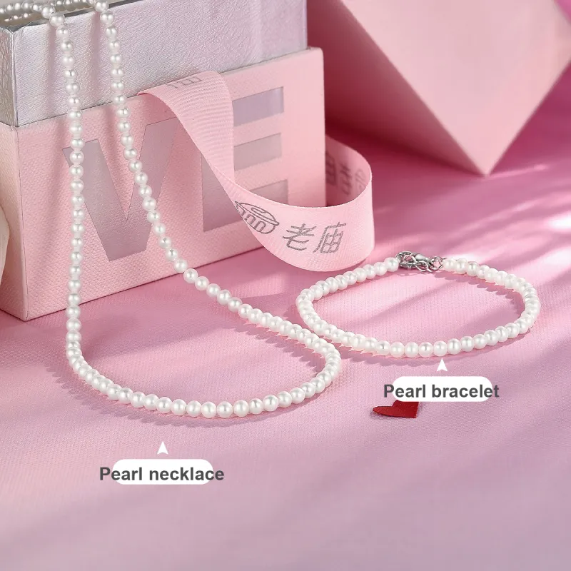 LAOMIAO Pearl Necklaces Women's-11