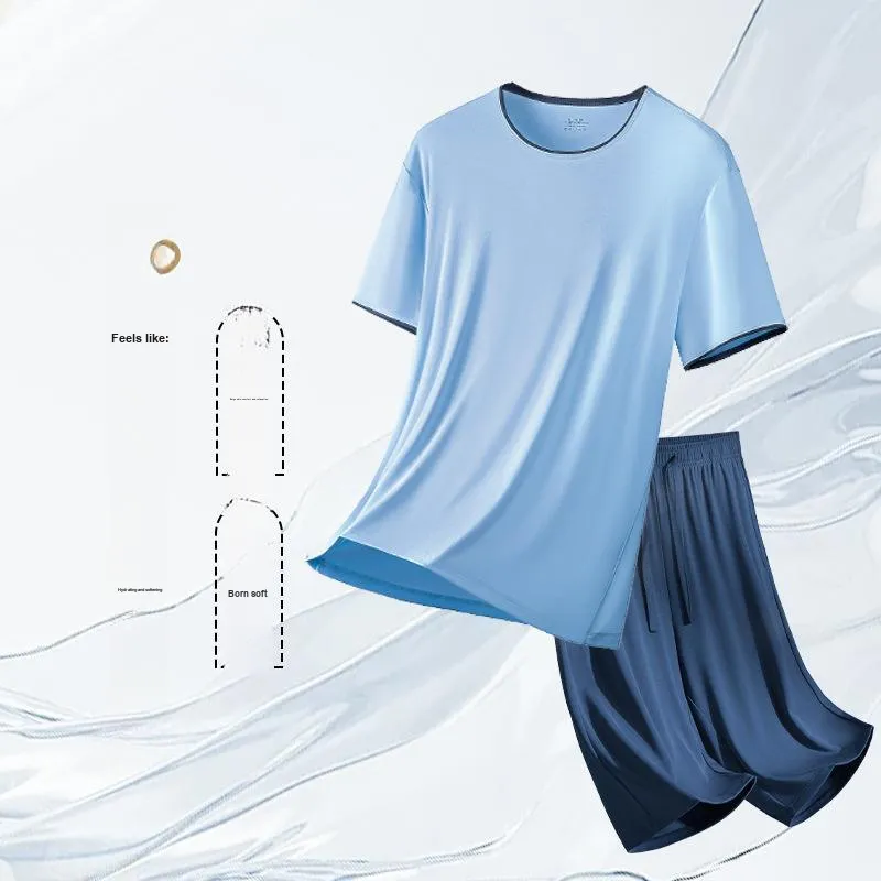 DUINIDESIYU Pajama Set Men's Gift Box Set-2