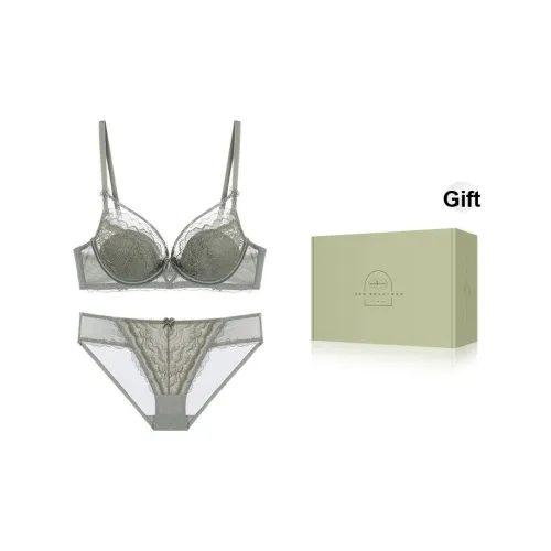 BOTHYOUNG Комплект нижнего белья для женщин синий зеленый