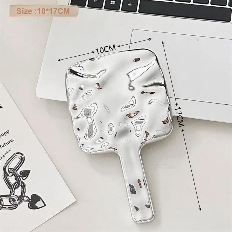 A Few More Cute Creative Electroplated High Definition Portable Square Controller Make Up Mirrors-7