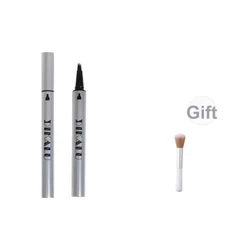 DIKALU MULTI Зубчатый Плюшевый Карандаш для бровей Коричневый Черный