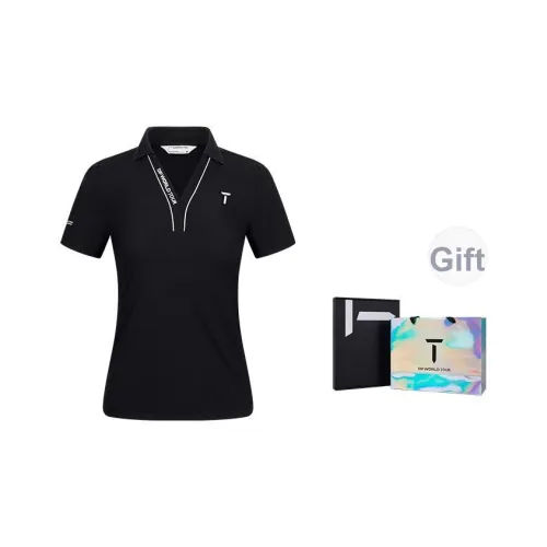 EUROPEAN TOUR Женские футболки T