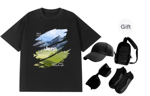 Jeep T Shirt Unisex Comes With Set