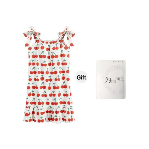 Red Beans At Home Ночная сорочка Женская Сумка для покупок Экрю