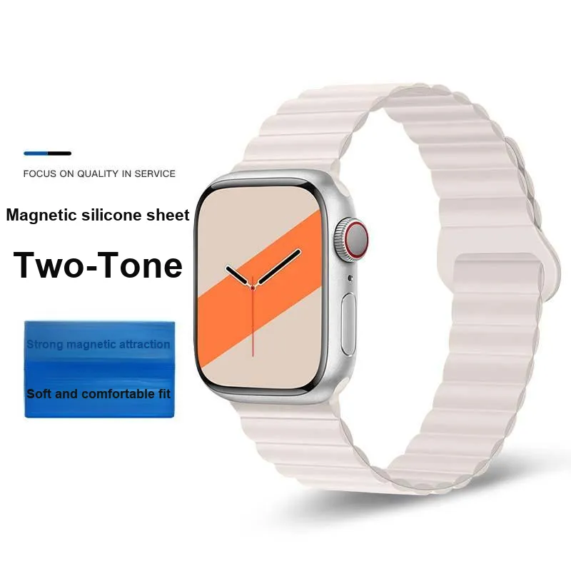 Mr. Strap Watch Bands Apple Compatibility 217mm Silicone Material-8