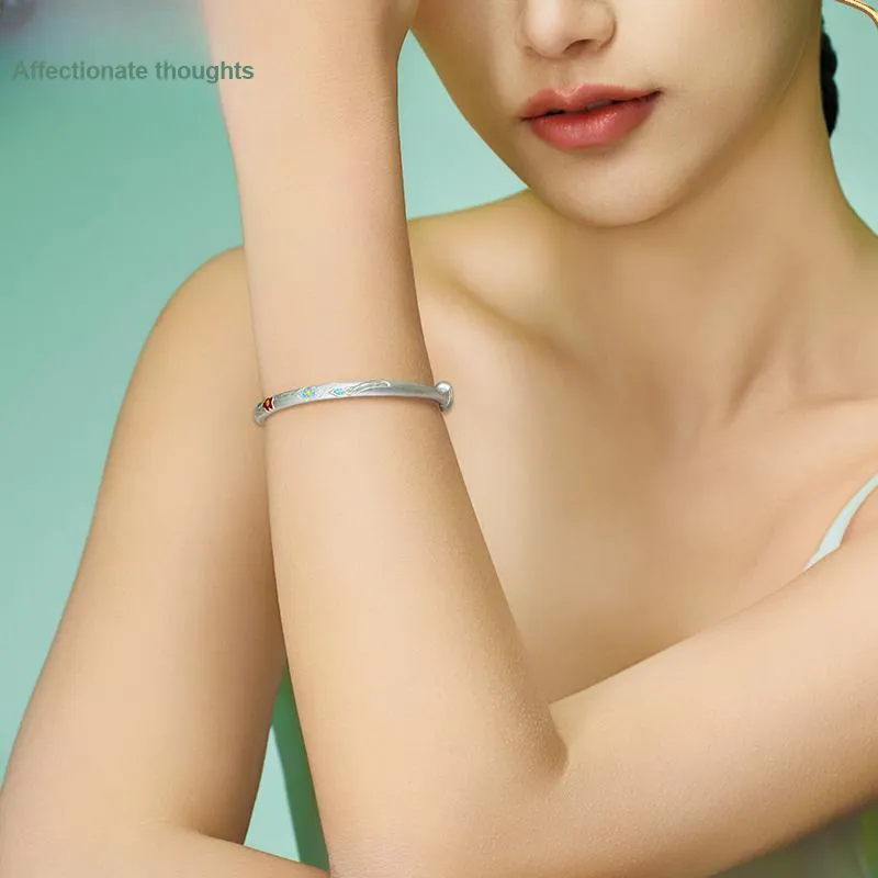 Sentimentality Sterling Silver Bangles Women's-3