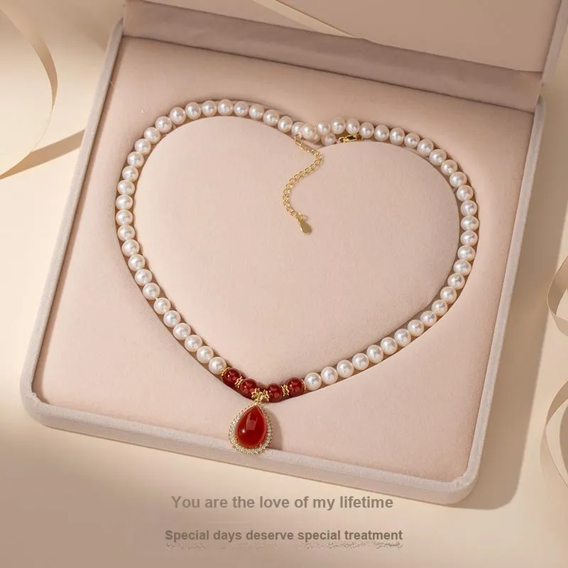 QLADY Pearl Necklaces Women's-8