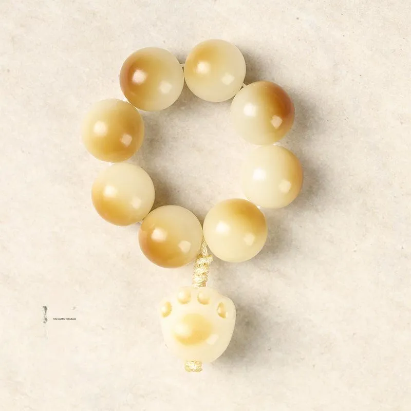 HANCANG White Jade Bodhi Bracelets Unisex-2