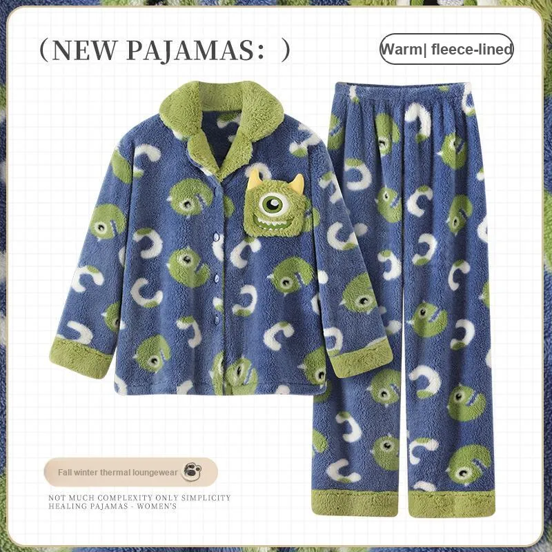 Maultiay Pajama Set Women's Blue-1