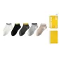 [5 Pack]White+Black+Dark Gray+Light Gray+Khaki