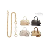 [Crossbody Style]Gold Four-Leaf Clover Chain 110cm