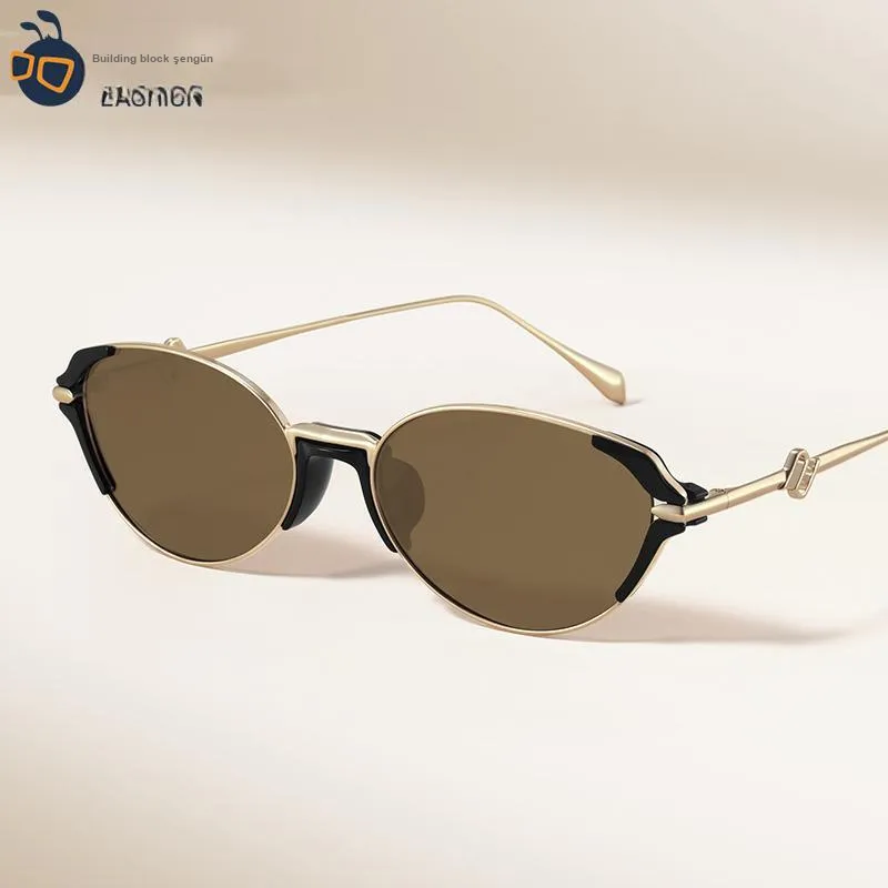 LASHION Alloy Round Sunglasses Unisex-3