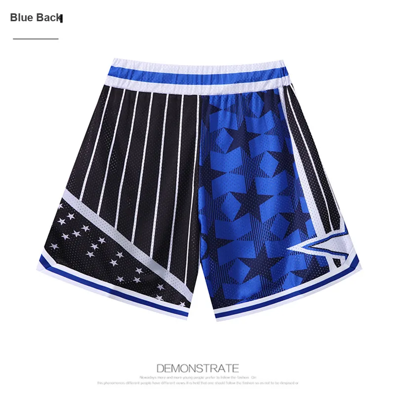 SOCKKEY Basketball Shorts Unisex Blue-7