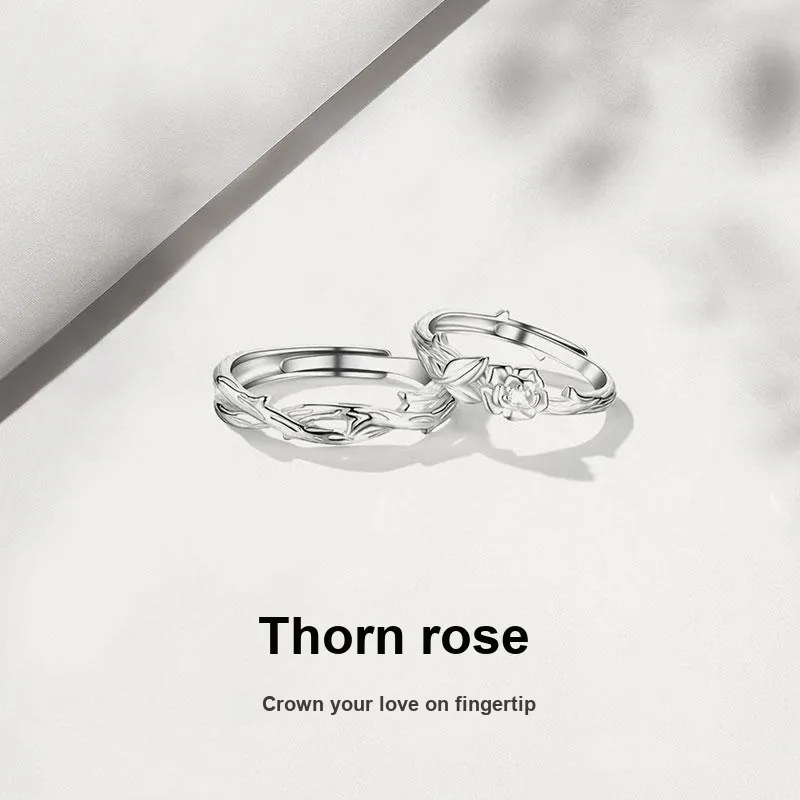 TRUE ME 999 Silver / Zirconia Rings Unisex-1