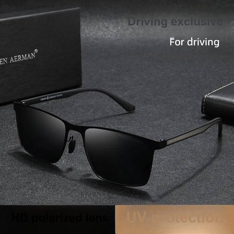 VIRDEN AERMAN Alloy Square Sunglasses Men's-7