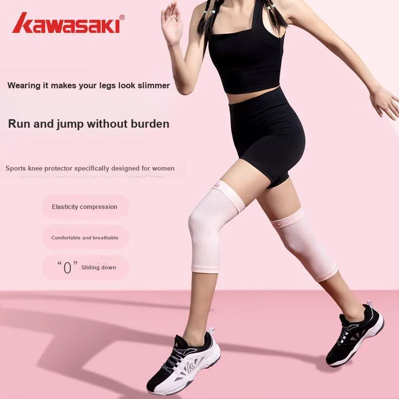 Kawasaki Running Mountaineering Cycling Badminton Basketball Fitness Women's Polyamide Polyester Elastane Knee Pads-29