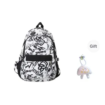 BRABOSTON Nylon Backpack Unisex Trophy Style/Letter Version/Bear