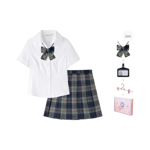 Tokyo Season UNIFORM Женские Gift Box Set Белый+Желто-синий