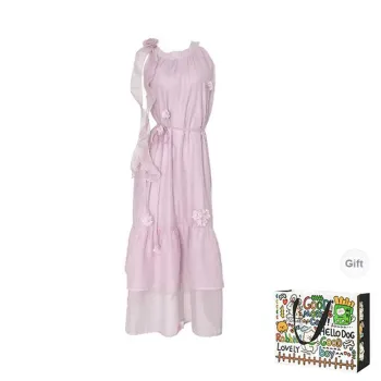 HAPG Sleeveless Dress Women's Purple Pink