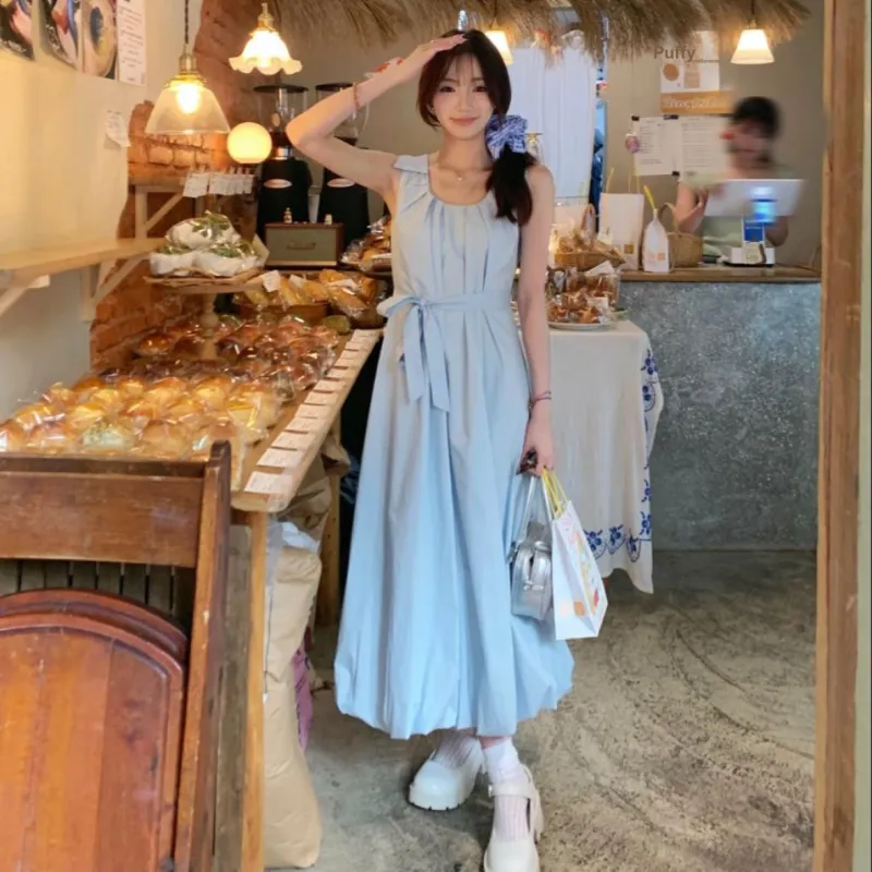 SONDR Sleeveless Dresses Women's Blue-1
