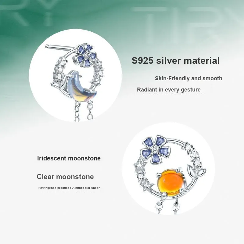 Diamond International 925 Sterling Silver Earrings Women's-3
