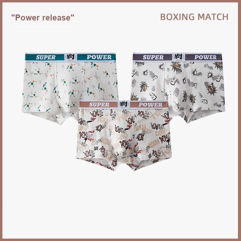 Qiao Ni Tong Underpants Men's 3 Pack-26