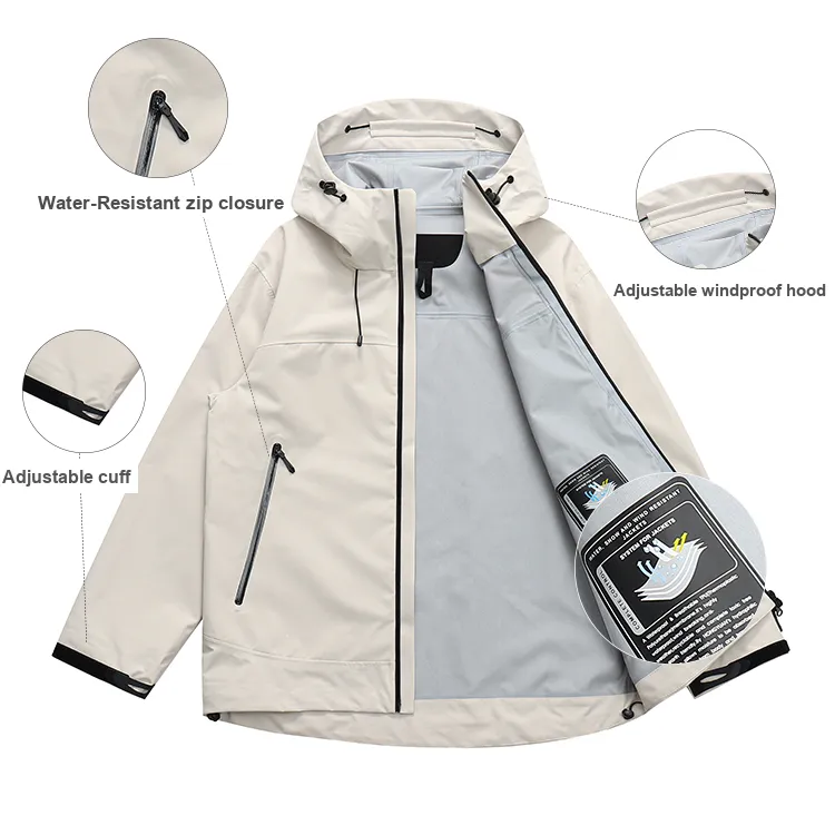 LIVINGTOWN Windbreaker Jacket Unisex-2
