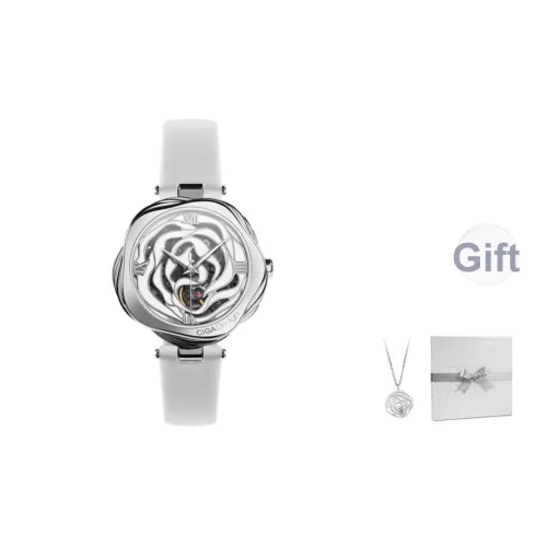 CIGA Design Автоматический Механический Movement Женские R Collection Часы 39,5mm*40mm*9,4mm Серебряные