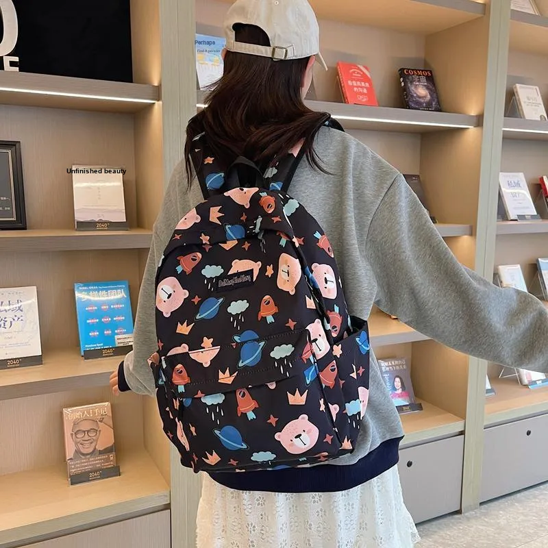 Vack Nylon Backpack Women's Multicolor-4