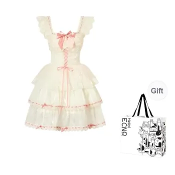 ECNR Slip Dresses Women's Light Pink Shopping Bag