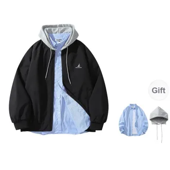 BRUMAIRE Jackets Coats Unisex Army Green Includes Blue Shirt+Gray Hats & Caps