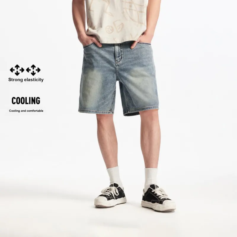 JACK JONES· Denim Shorts Men's E42 Medium Denim Blue-2