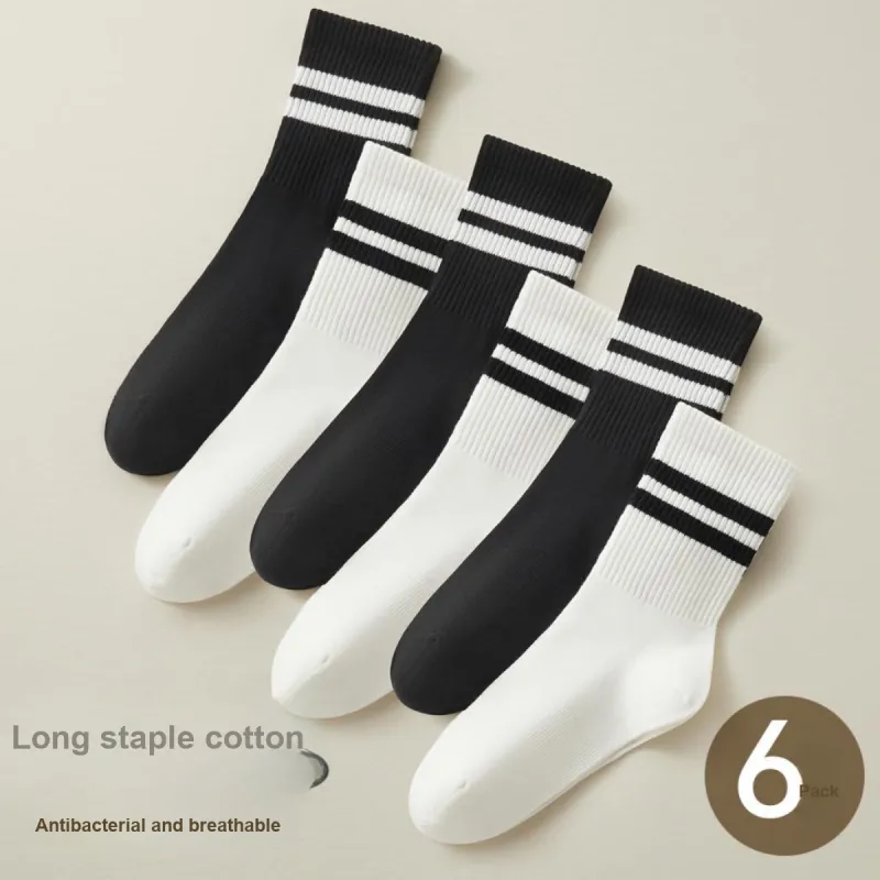 H YXIANG Mid Calf Socks Women's-3