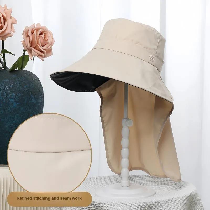 Yalu Polyester Bucket Hats Women's-5