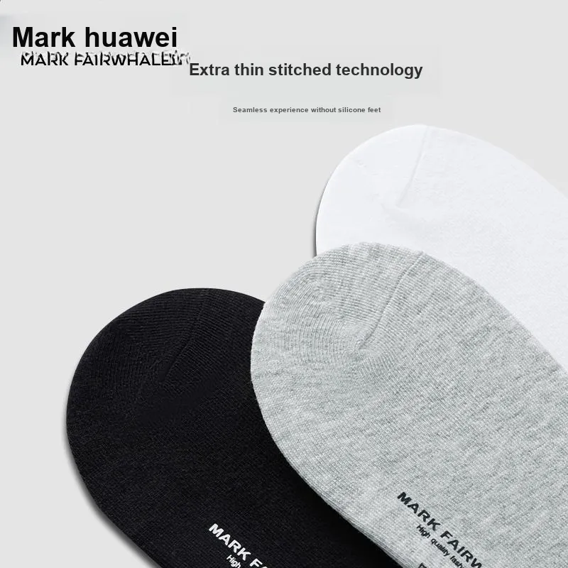 FAIRWHALE Ankle Socks Unisex Box 5-Pack-11