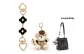 [One Shoulder]Curved Four-Leaf Clover+Free Bear Pendant