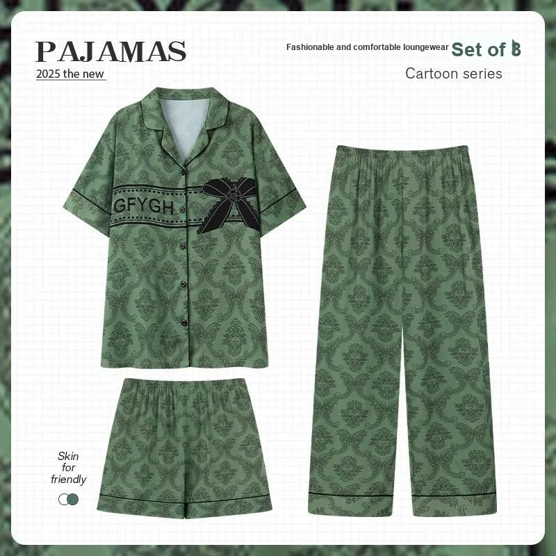 O'MESIK Pajama Set Women's Green-1