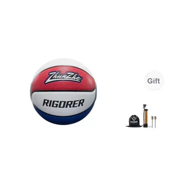 RIGORER PU Basketball Red White Blue Size 7 Ball Competition Unisex