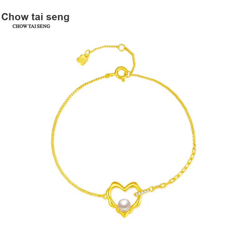 CHOW TAI SENG S925 Silver Bracelets Women's-5