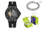 5566-Black[Bracelet+Cool Gift Box]