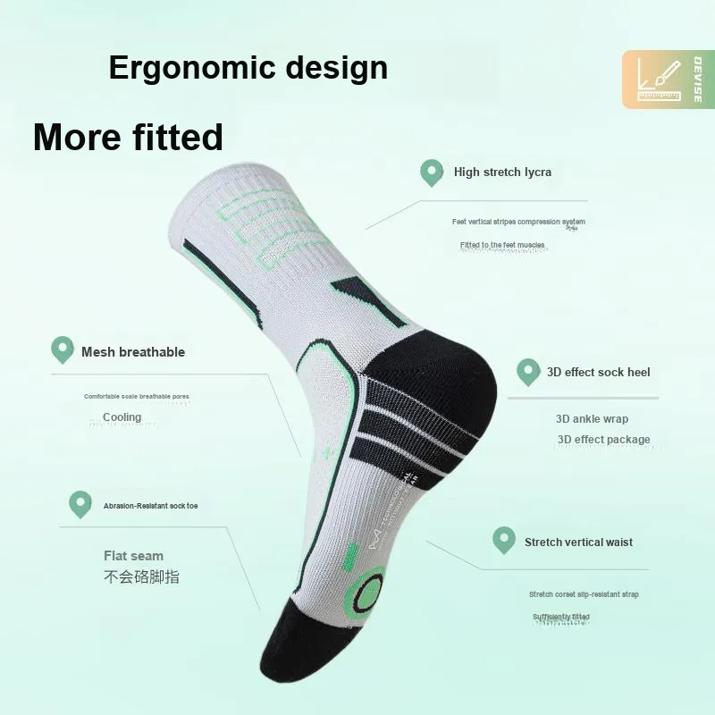 MIIOW Unisex Basketball Socks-19