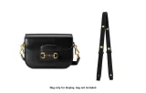 Black Buttonless 3rd Setting 1955 Leather Strap