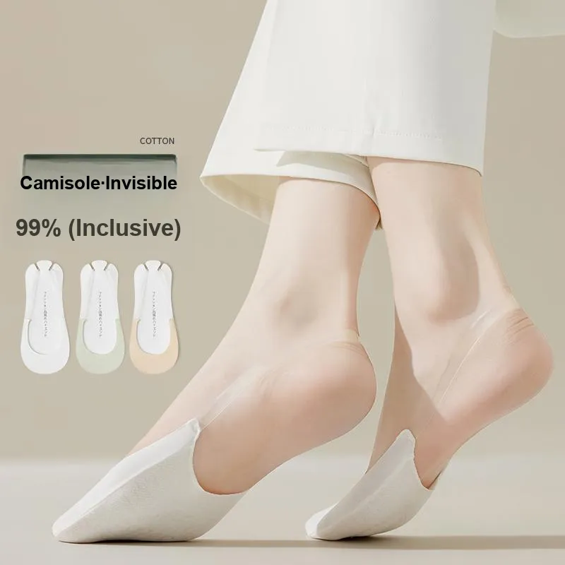 XIA.WA.ZHI.XIU No Show Socks Women's Box 5 Pack-19