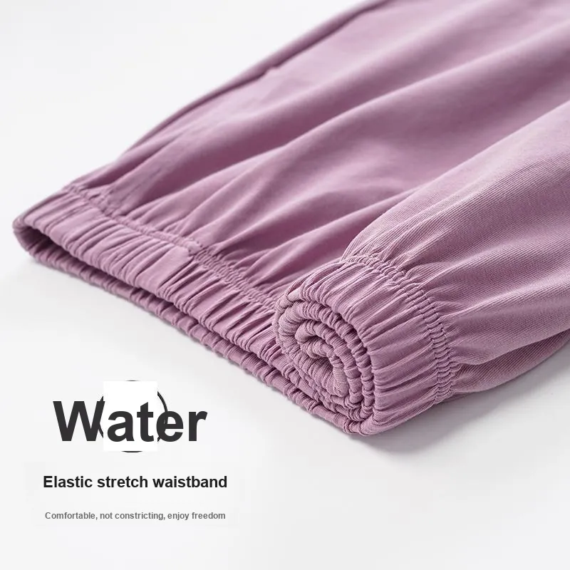 GOSO Pajama Pants Women's Gray Purple-4