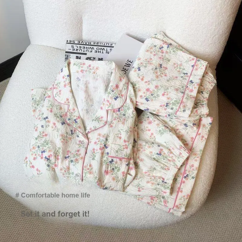WANANNI Pajama Set Women's White-4